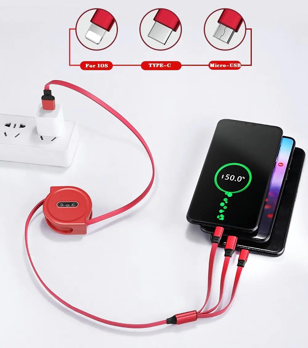 CarPal Retractable USB Car Charger